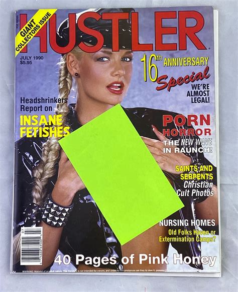03 April 2022. . Hustler magazine pictorials